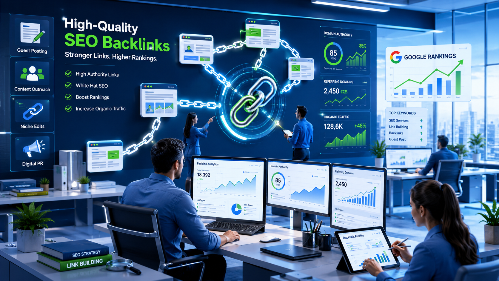 Link Building Services Company for High-Quality SEO Backlinks