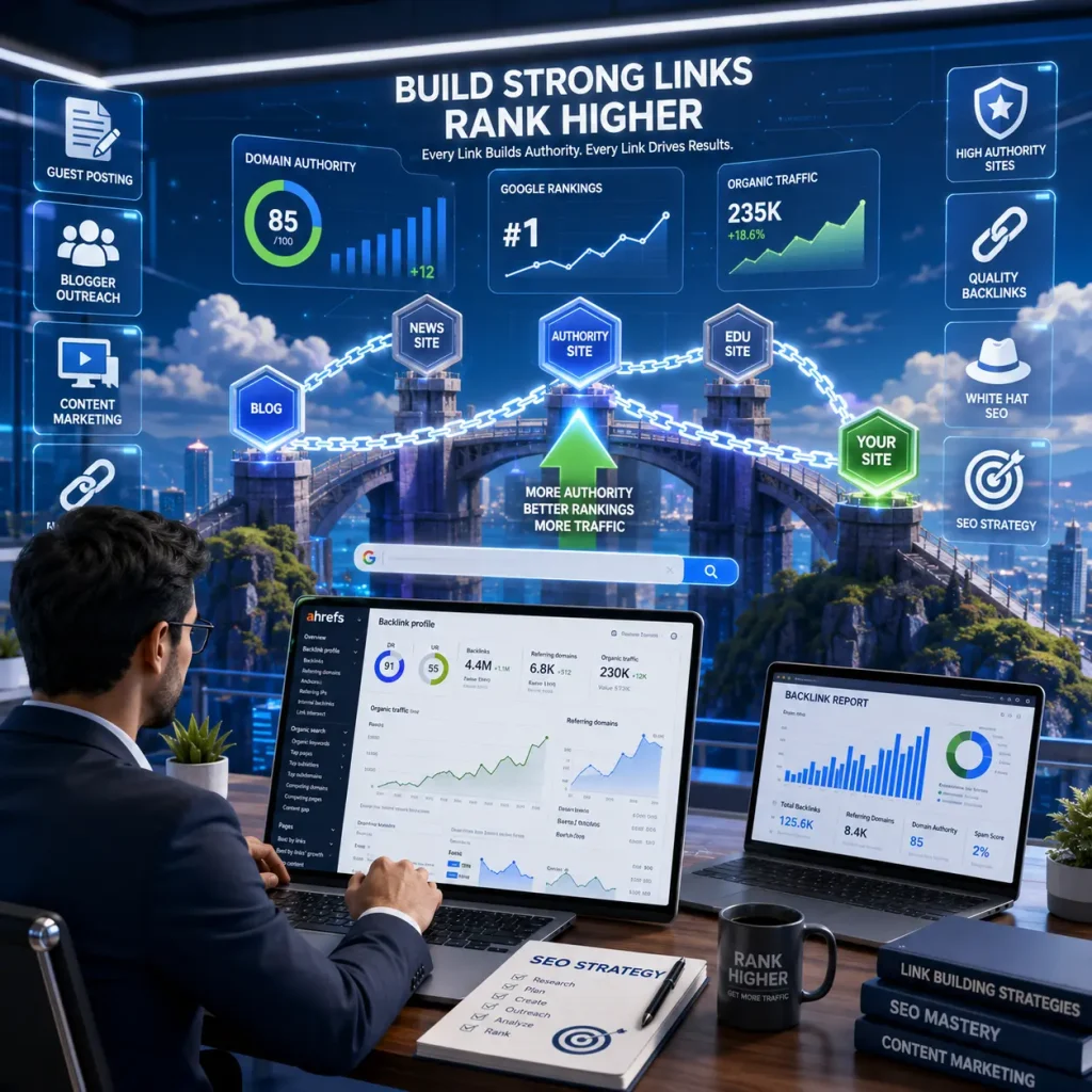 Link Building Services Company for High-Quality SEO Backlinks