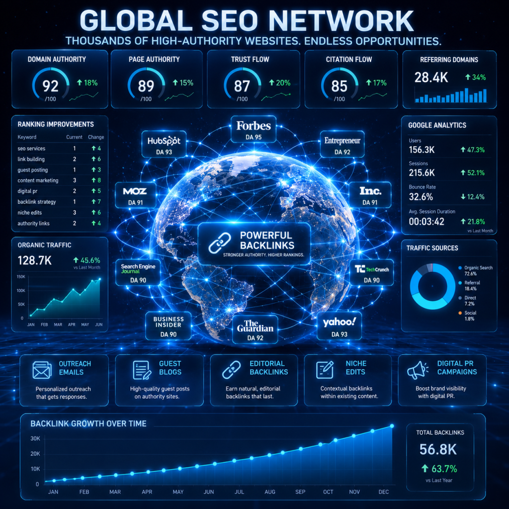 Link Building Services Company for High-Quality SEO Backlinks